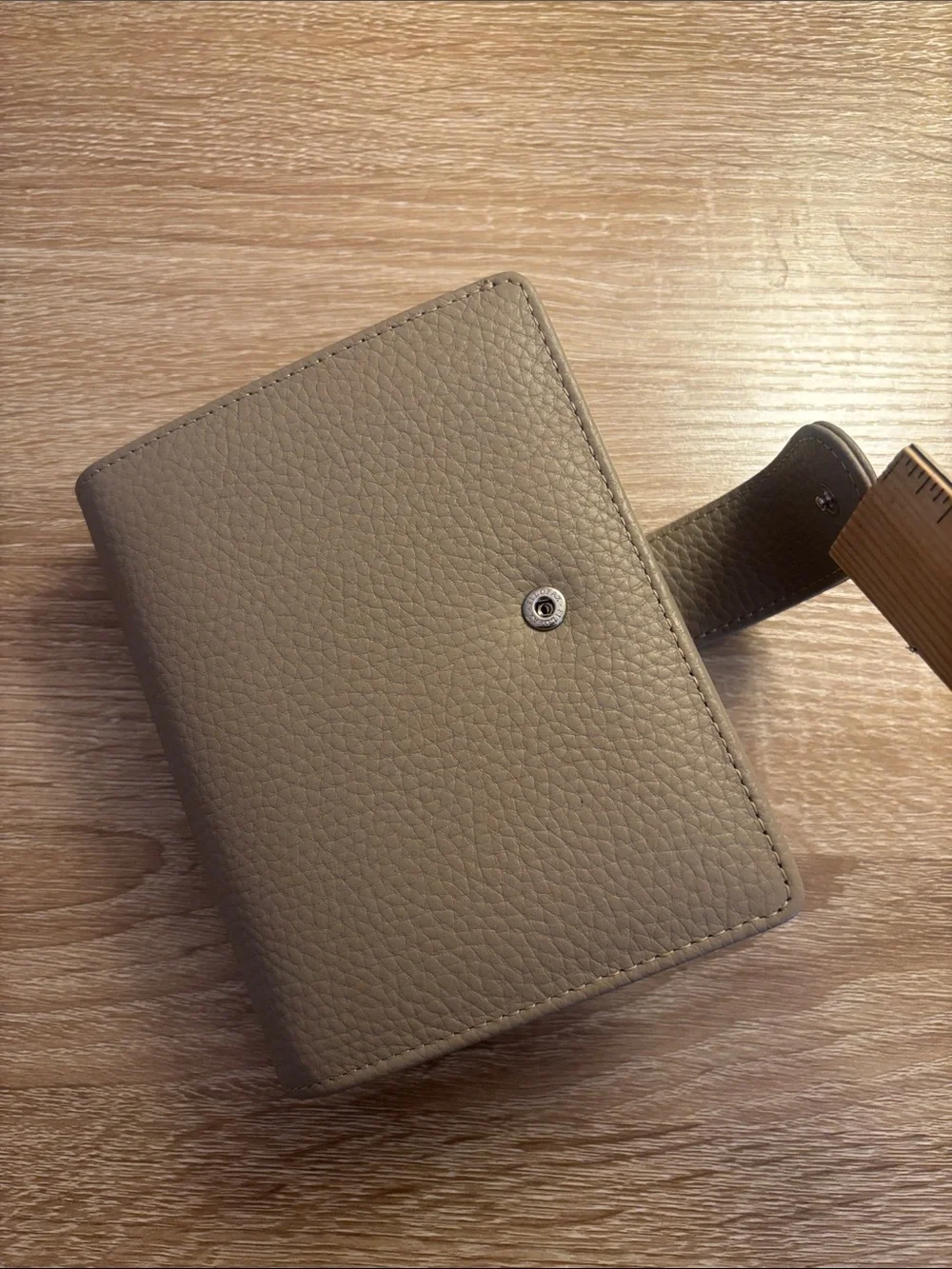 Filofax Norfolk Pocket Rings Leather Organizer NEW Taupe Leather
